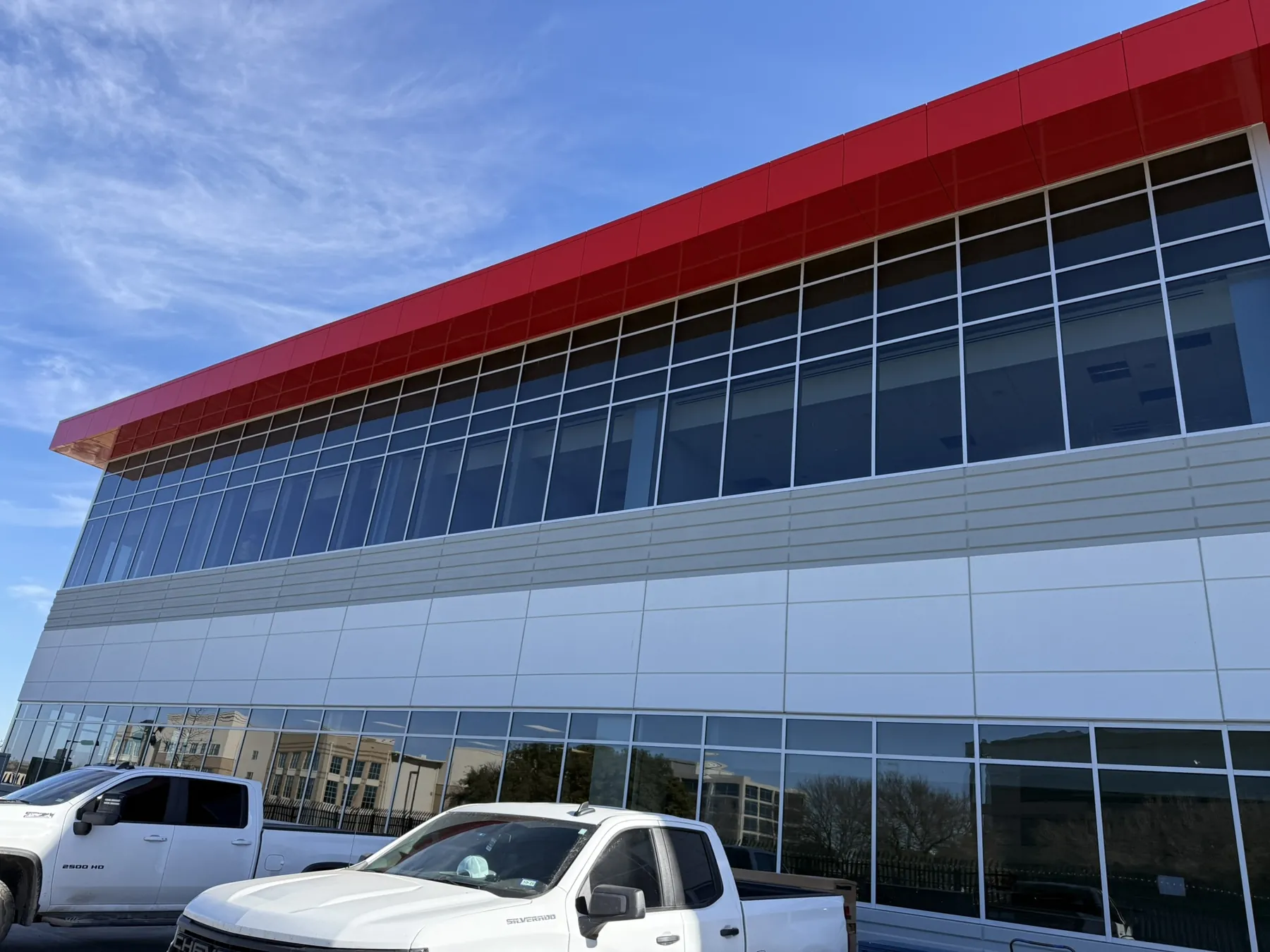 Large commercial exterior property